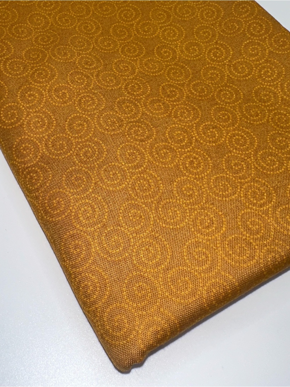 Kaleidoscope for Connecting Threads 2015 Swirl Design in Mustard